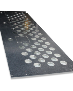 Trennwand Blech KB-Ebene 1450 Nova-280-15 gelocht